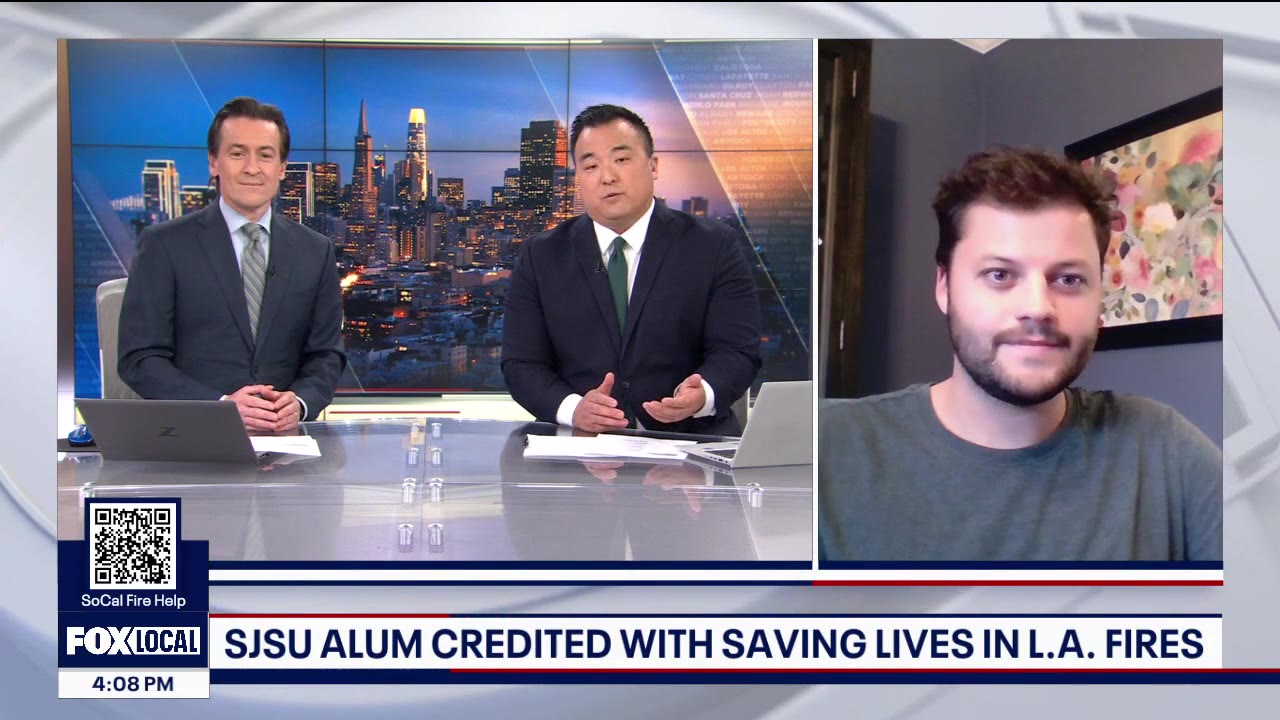SJSU alum credit for saving lives in the Eaton Fire in LA County